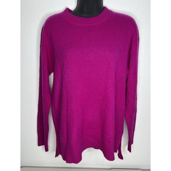 Charter Club Fuchsia 100% Cashmere Sweater Women’s Size Small - Picture 1 of 6